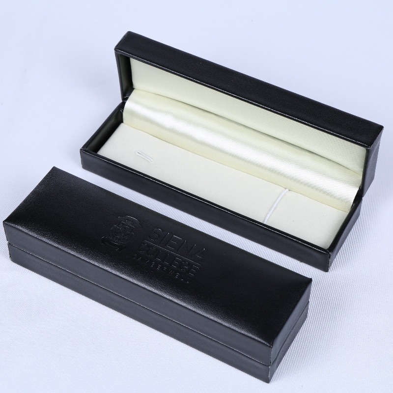 Elemento V-12 rettangolo scatola di carta in pelle per 130*20mm più distintivi, penne collane e collane, ecc. mm.155*45*36, pesi circa 90g